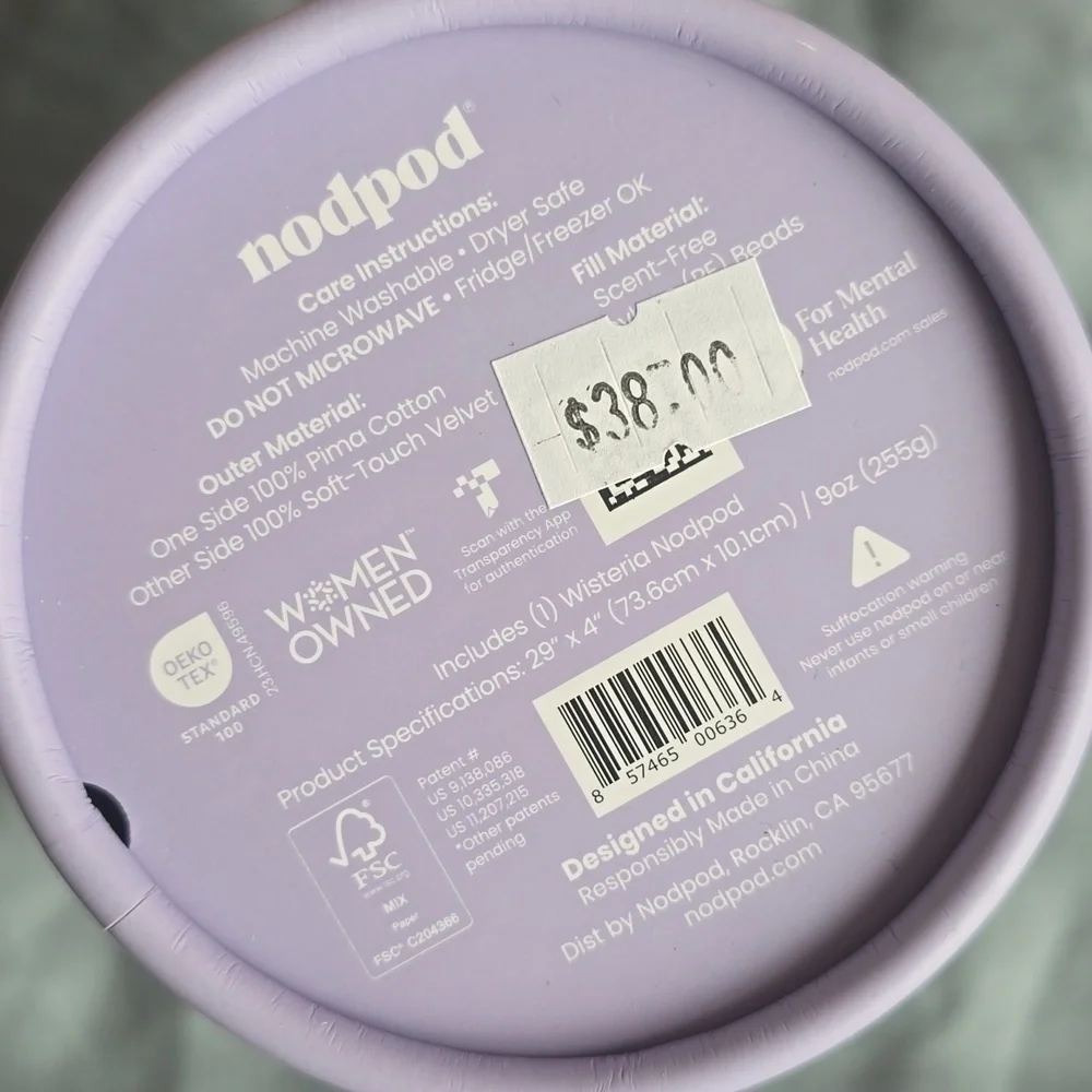 ❤️BUY 2 GET 1 FREE  Nodpod Sleep Mask, Core Wisteria, Retail Price $38.00 USD